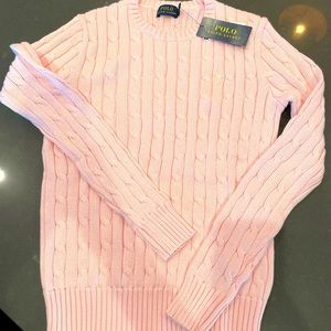 Brand NEW Ralph Lauren cable knit sweater.
